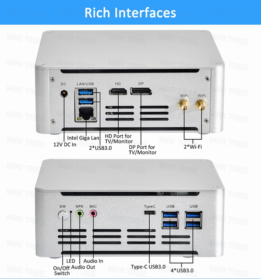 Intel Cpu Core I7 - Win11 Mini PC Cube 13Th Gen