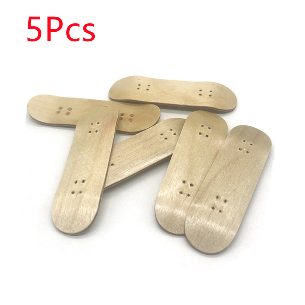 5pcs Handmade Wooden Fingerboa - Tech Deck Accessories 评论和价格