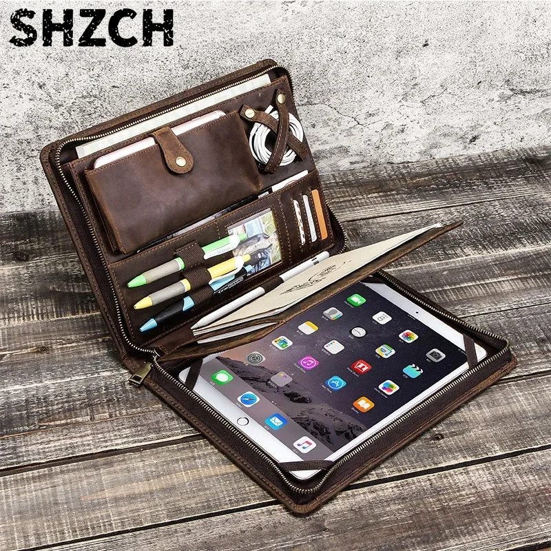 Leather Tablet Storage Bag for - Tech Accessories For A Tablet 评论和价格