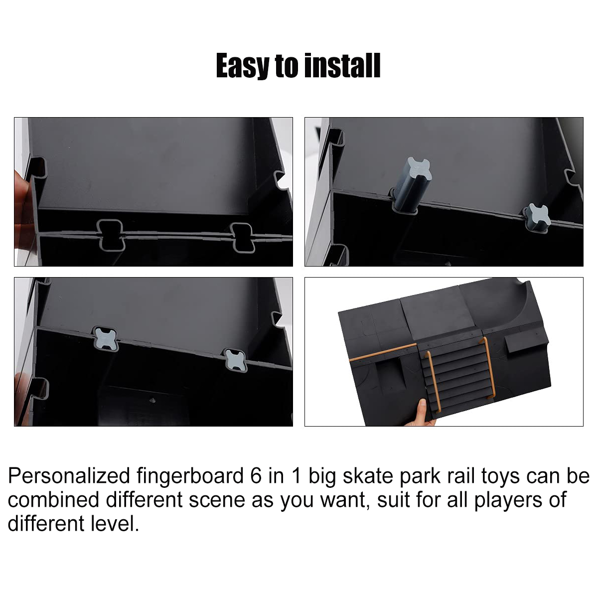 DIY Finger Skatepark Kit Mini  - Tech Deck Accessories 评论和价格
