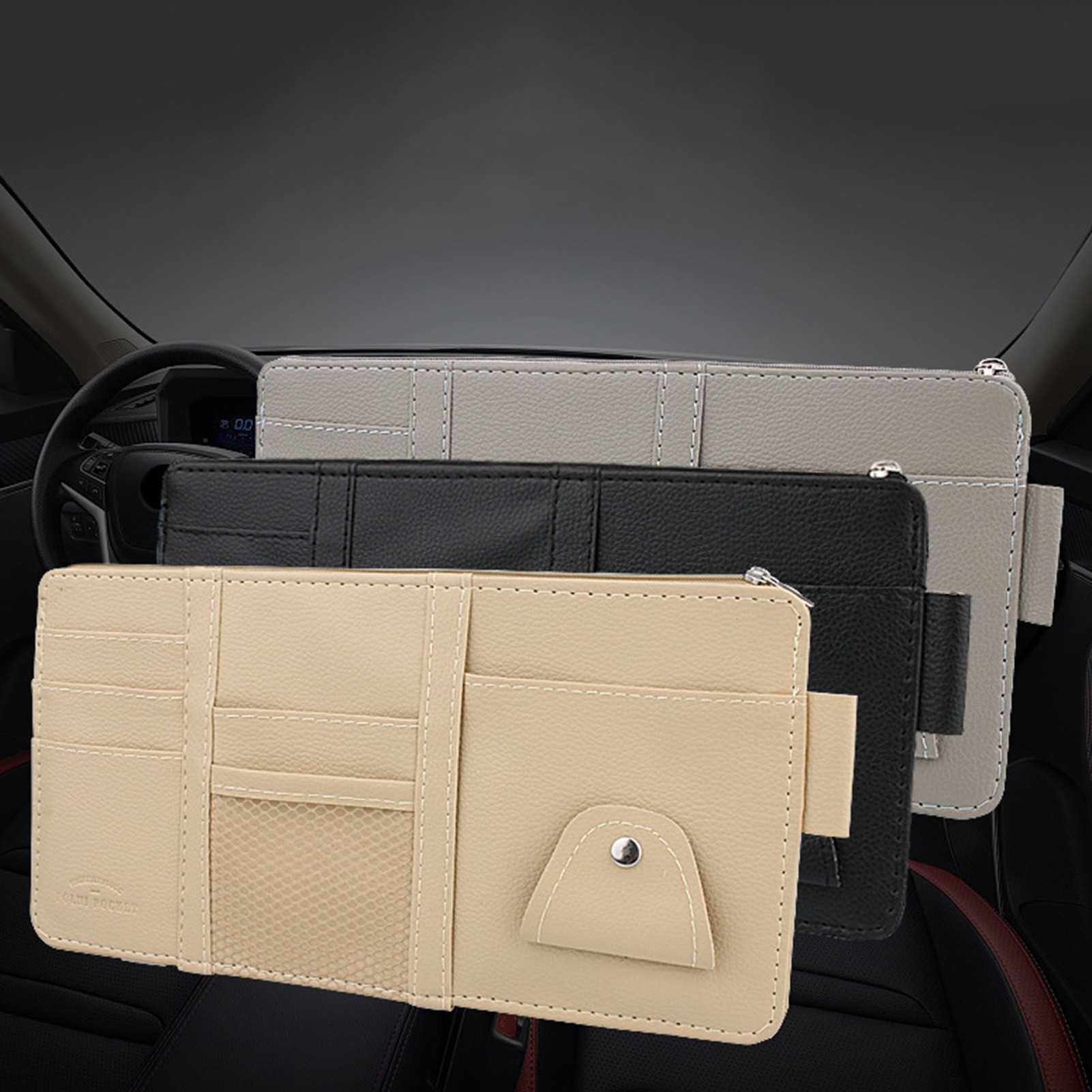 Car Sun Visor Organizer, Auto  - Tech Accessories Bag 评论和价格