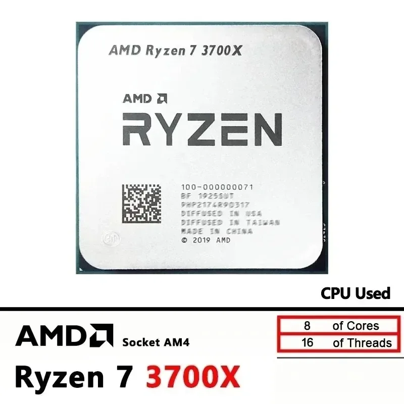 AMD Ryzen 7 3700X 100% Brand N - Amd Cpu Ryzen 7 评论和价格