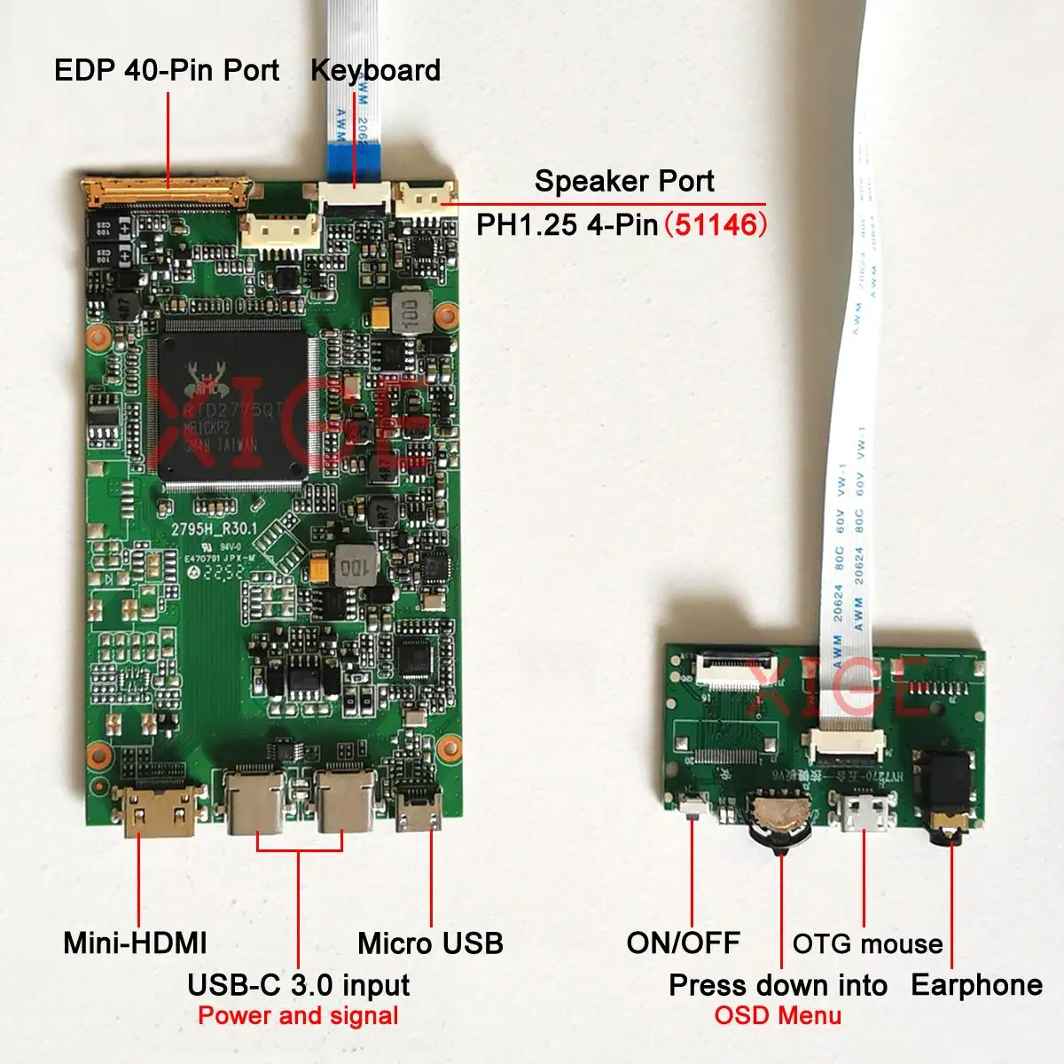 For LP140QH1 LP140QH2 LP133QH1 - Usb C To Hdmi 评论和价格