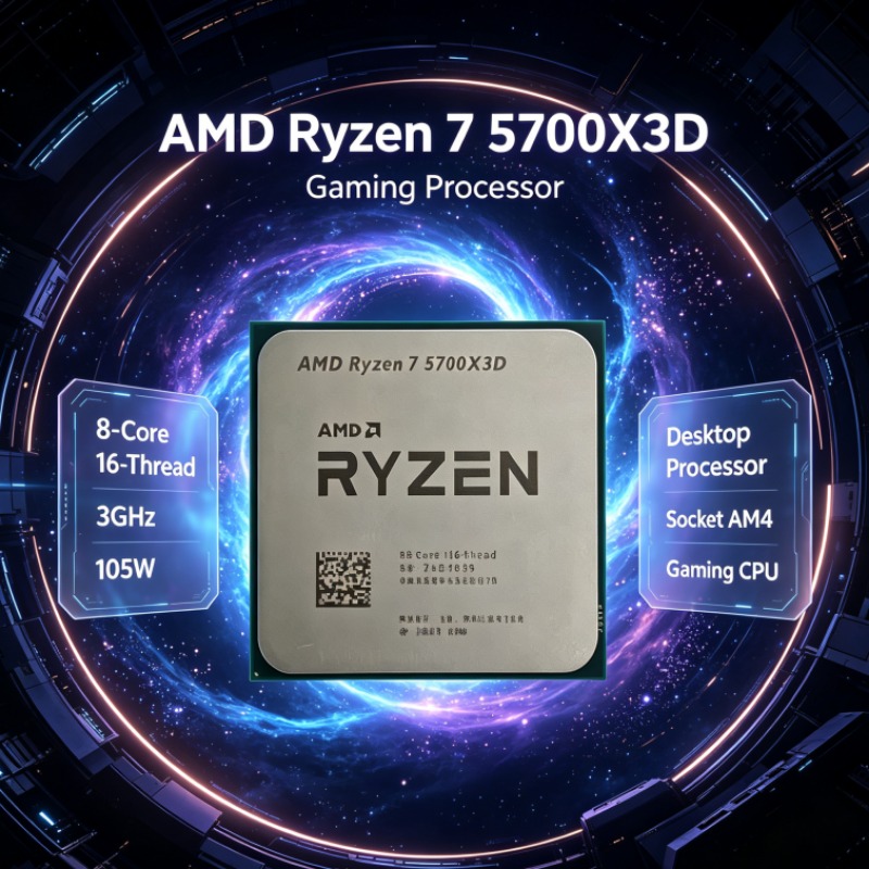 AMD Ryzen 7 5700X3D Desktop CP - Amd Cpu Ryzen 7 评论和价格