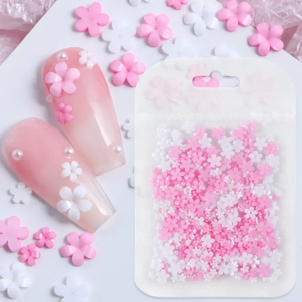 400pcs Acrylic Flower 3D Nail  - Trending Tech Accessories 评论和价格