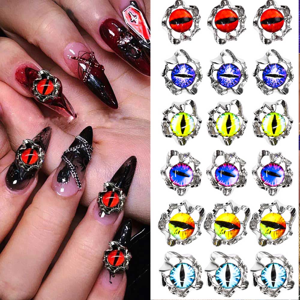 Aolly Y2K Devil Eye Nail Charm - Trending Tech Accessories 评论和价格