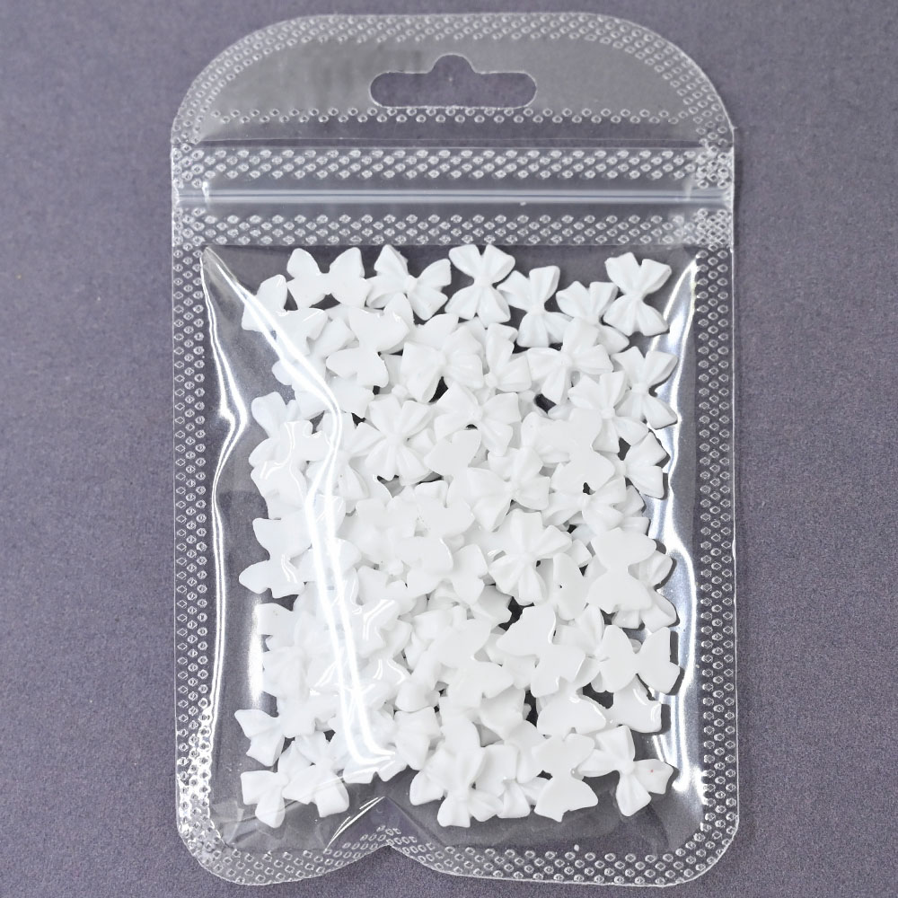 100Pcs Pink White Bowk Nail Ar - Trending Tech Accessories 评论和价格