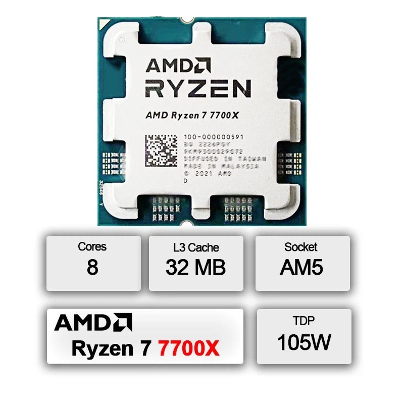 AMD Ryzen 7 7700X Content Crea - Amd Cpu Ryzen 7 评论和价格