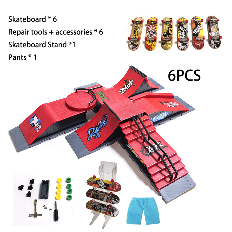 DIY Finger Skatepark 6-in-1 Se - Tech Deck Accessories 评论和价格