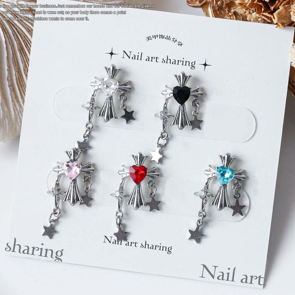 10pcs Retro Cross Chain Nail A - Trending Tech Accessories 评论和价格