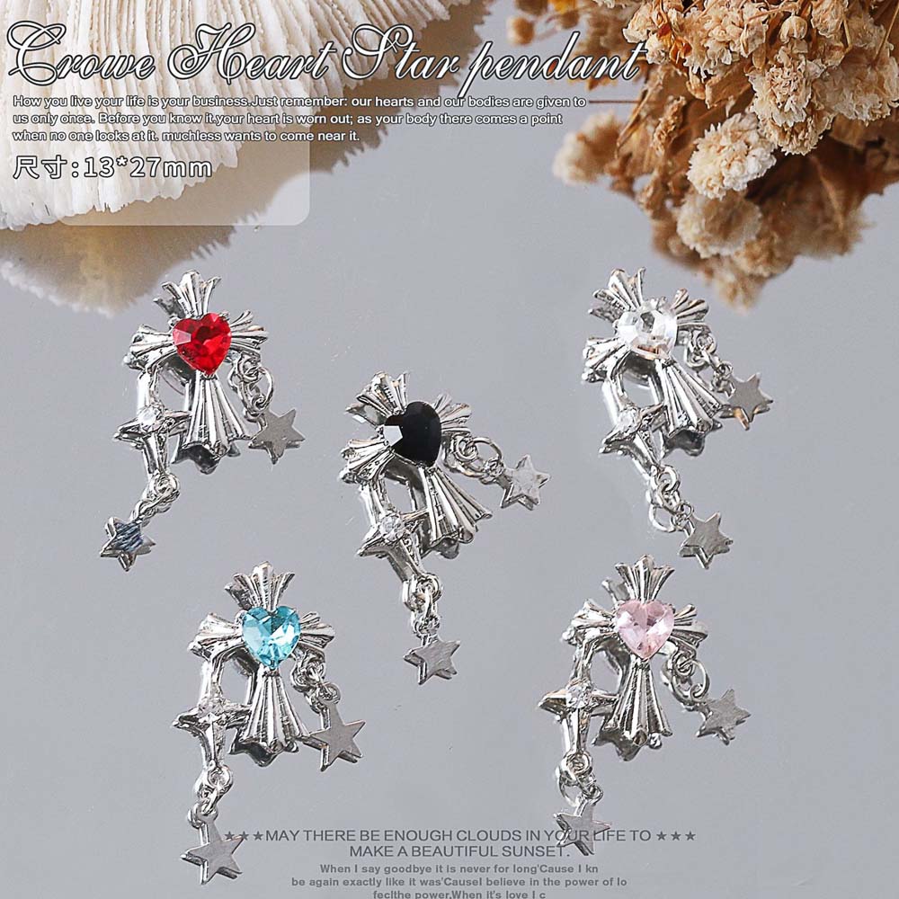 10pcs Retro Cross Chain Nail A - Trending Tech Accessories 评论和价格