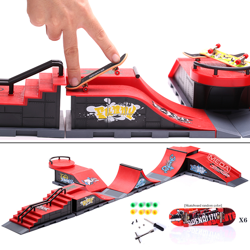6 In 1 Finger Skateboards DIY  - Tech Deck Accessories 评论和价格