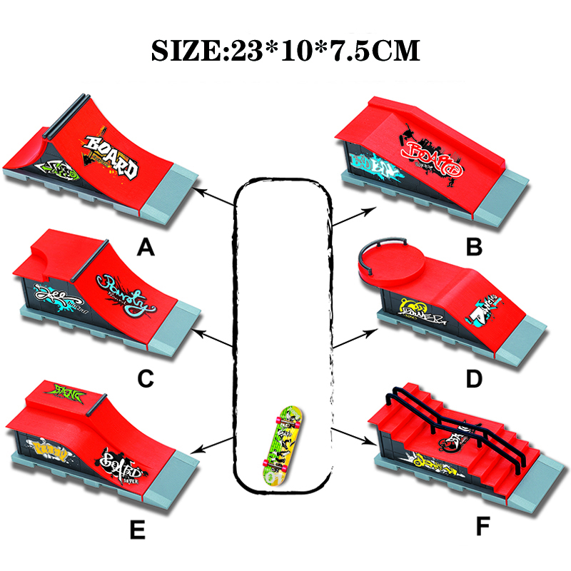6 In 1 Finger Skateboards DIY  - Tech Deck Accessories 评论和价格