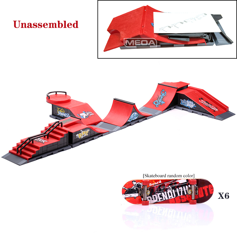 6 In 1 Finger Skateboards DIY  - Tech Deck Accessories 评论和价格